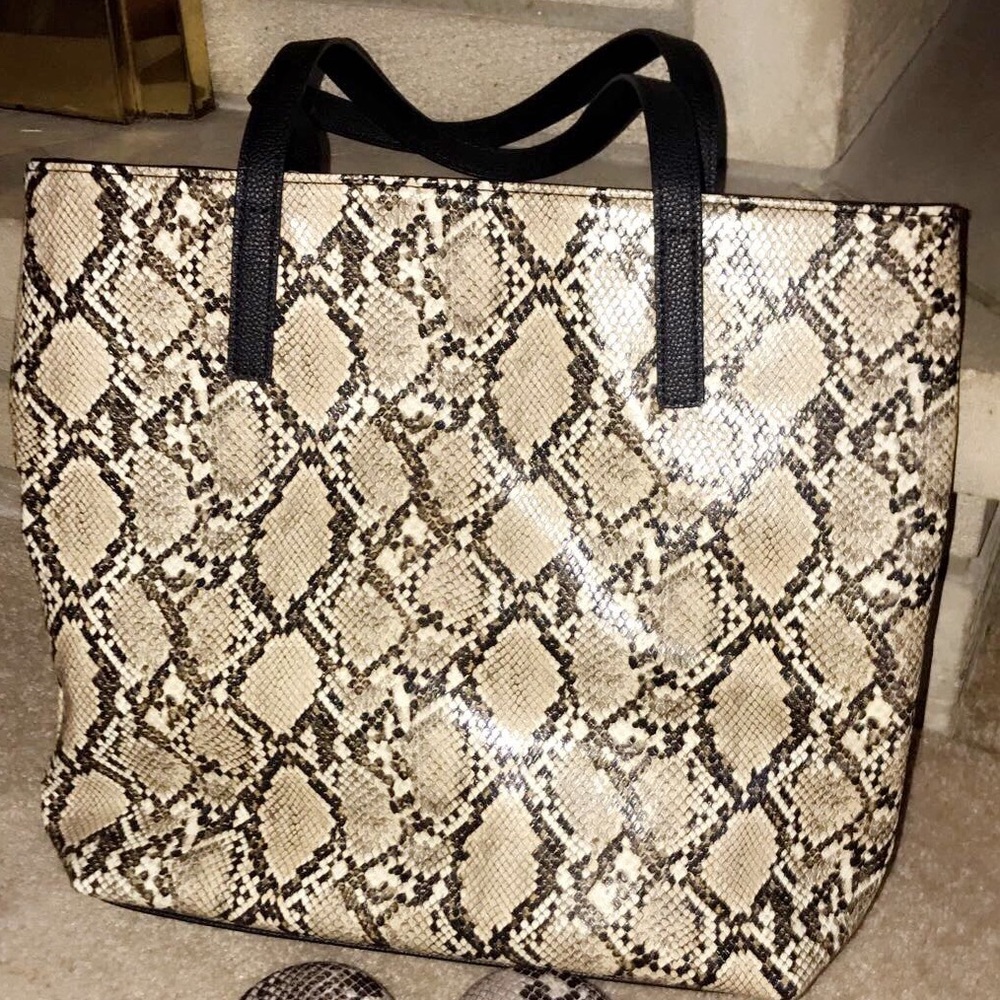 Nine West Python Print Tote - image 2